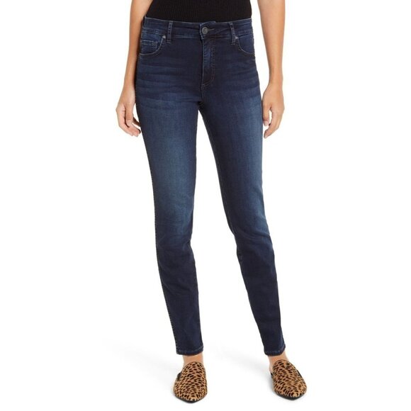 NWT KUT Size 0 Diana Fab Ab High Waist Skinny Jeans in Attitude MSRP $94 - Picture 1 of 13